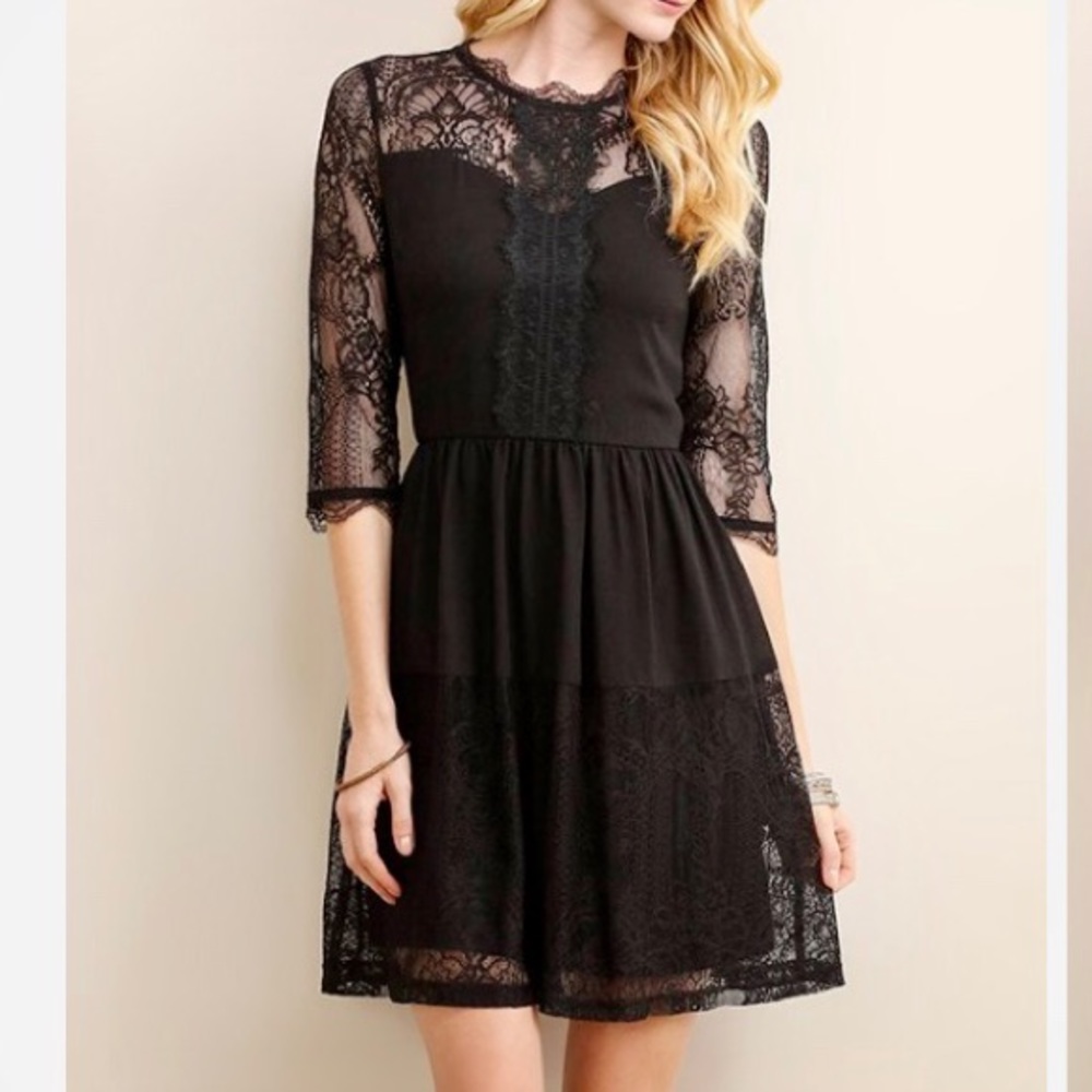 🖤✨ Like NEW ☑️Beautiful lace black dress